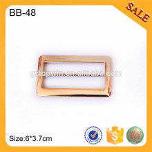 BB48 Shiny alloy high quality metal groove buckle for garment